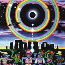 "Eclipse Over Stonehenge" UV-Blacklight Fluorescent Glow Backdrop Banner Wall Hanging Tapestry Deco